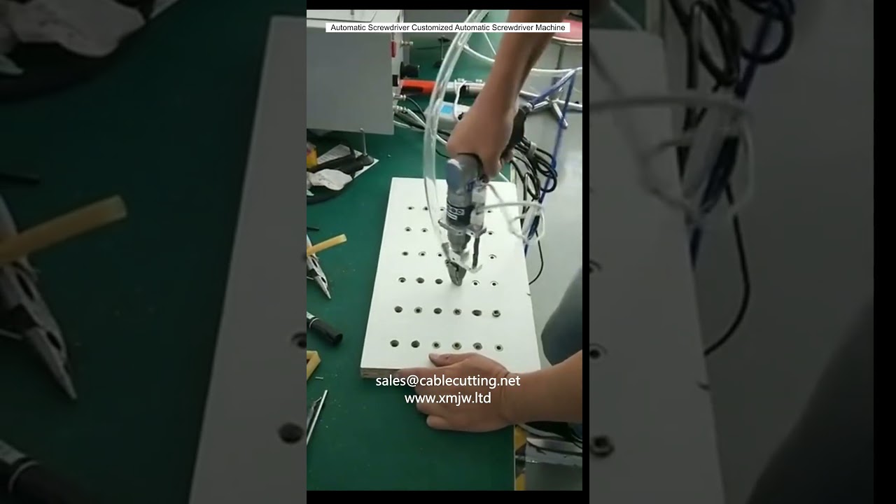 ماكينة براغي أوتوماتيكية مخصصة لخطوط التجميع الصناعي