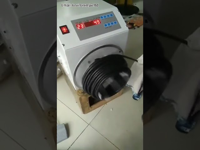 ماكينة لف الأسلاك الدائرية عالية السرعة – حل مثالي لتعبئة كابلات البيانات الكهربائية