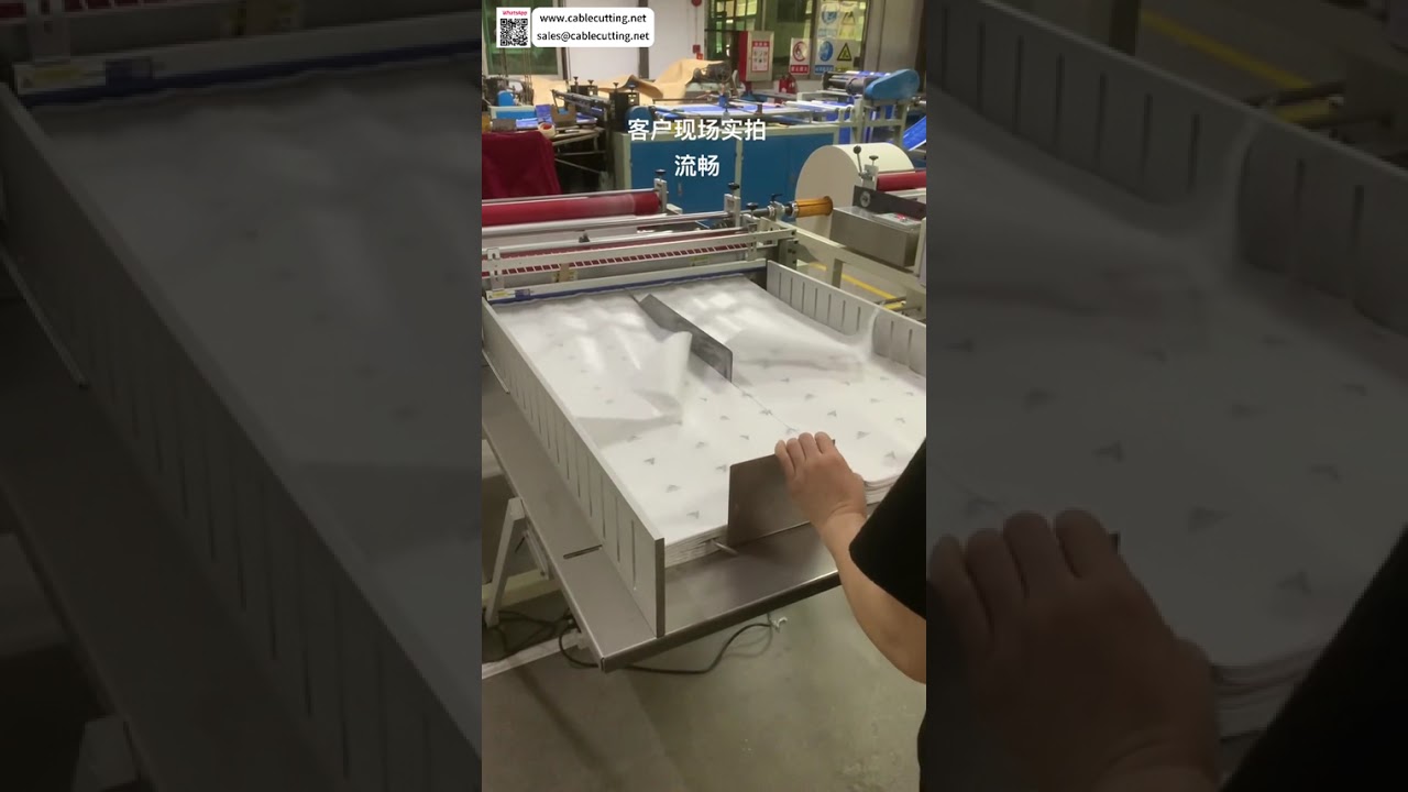 Customer On Site Smooth Automatic Roll To Sheet Cutting Operations Setting System Machinery