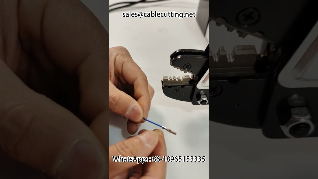 ماكينة تجعيد الأطراف الكهربائية بقوالب قابلة للتبديل - تعزيز الإنتاجية