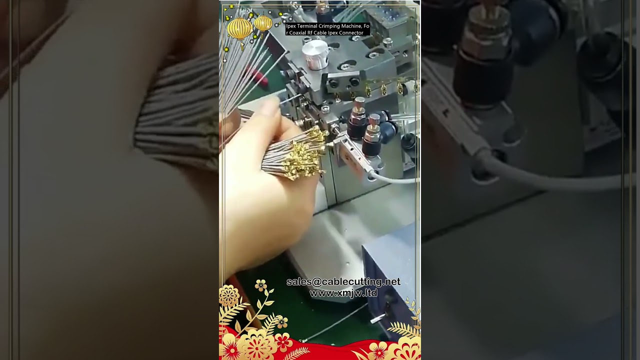 Ipex Terminal Crimping Machine, For Coaxial Rf Cable Ipex Connector