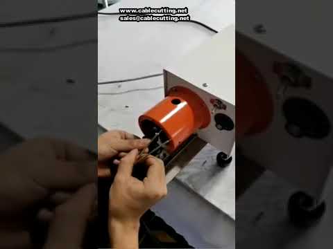 آلة تجريد ولف الأسلاك شبه أوتوماتيكية 30 واط، قطر 3-45 مم، سلك متعدد النواة 26-10 AWG