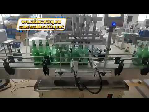 خط تعبئة هوائي أوتوماتيكي للزجاجات البلاستيكية والزجاجية الصغيرة – مناسب للبيرة والعسل والسوائل الكثيفة
