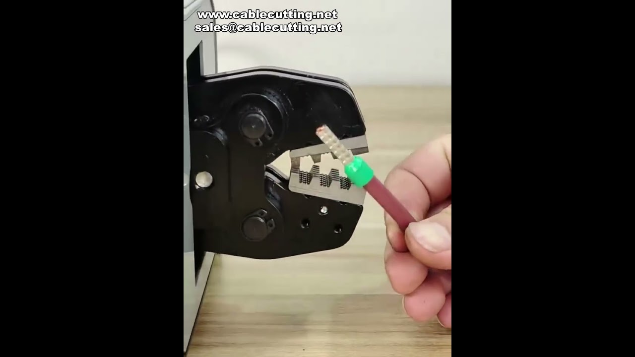 أداة كبس الأسلاك الكهربائية الاحترافية – مكبس كهربائي لتوصيلات آمنة