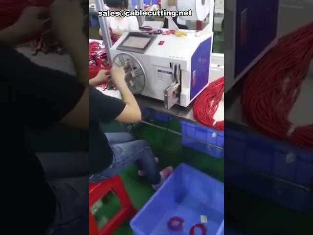 آلة ربط الكابلات واللف الأوتوماتيكية – حل متكامل لتغليف الأسلاك
