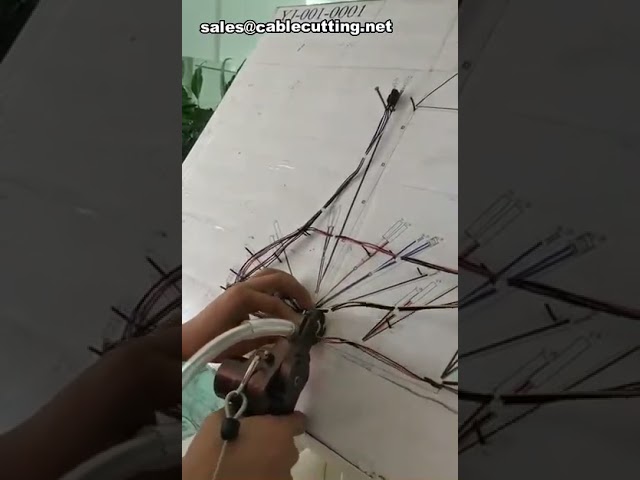 ماكينة ربط الكابلات النايلون الأوتوماتيكية - خط إنتاج متطور mp4