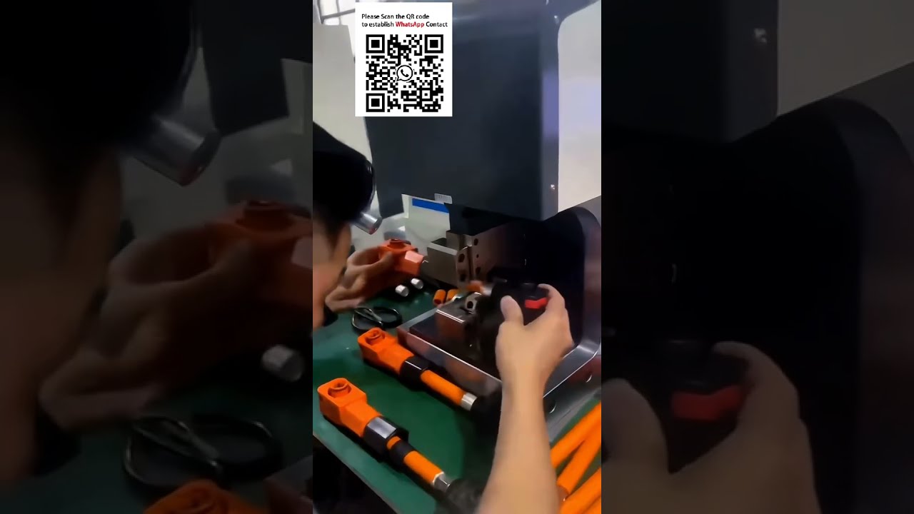 ماكينة كبس الأطراف السيرفو مع أداة سداسية مفتوحة متعددة القوالب - خط إنتاج الأحزمة الكهربائية