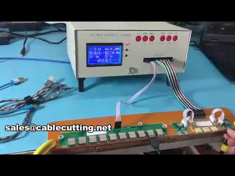 آلة اختبار كابلات USB عالية الدقة WPM-8681