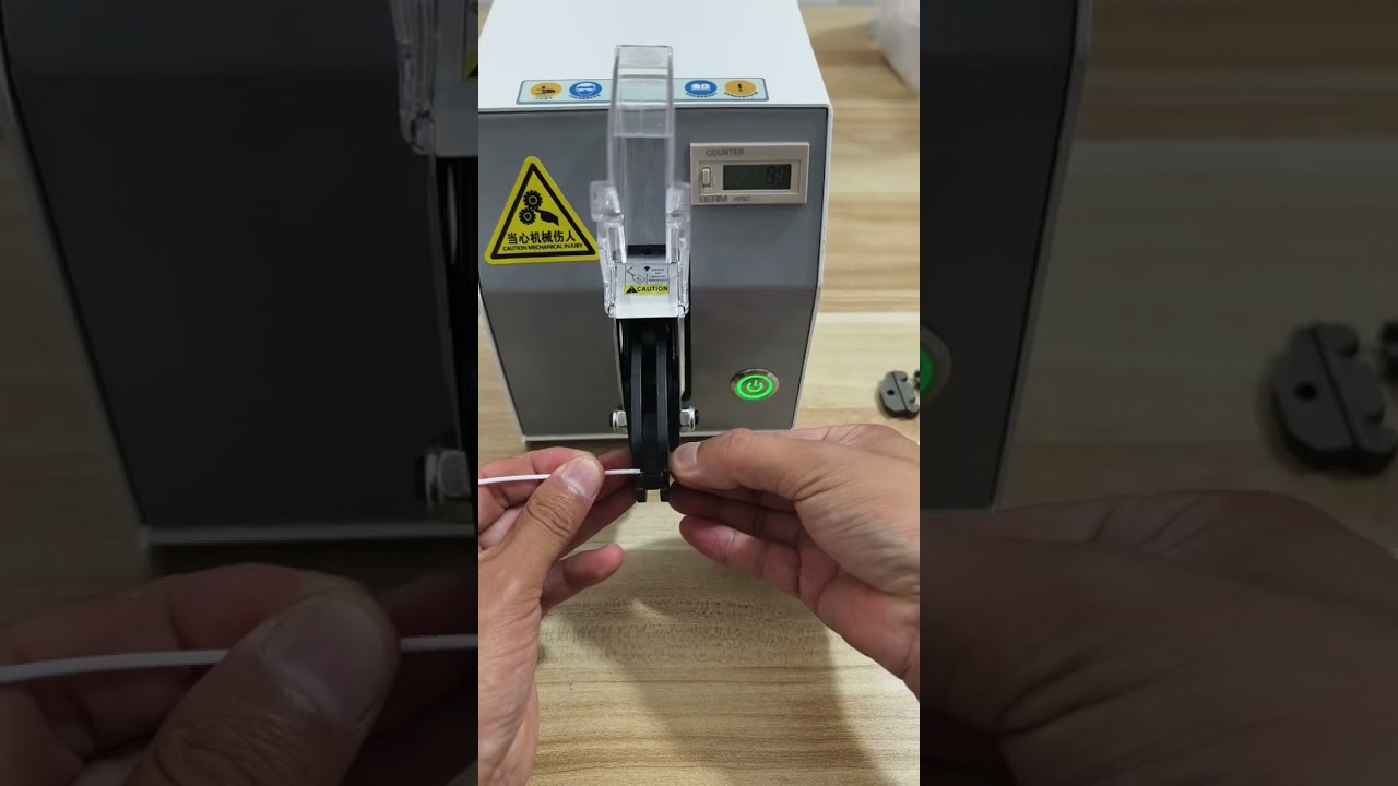 آلة تجعيد الأطراف الهوائية – معدات أتمتة المصانع #machine #cablewirestrippingmachine #factory