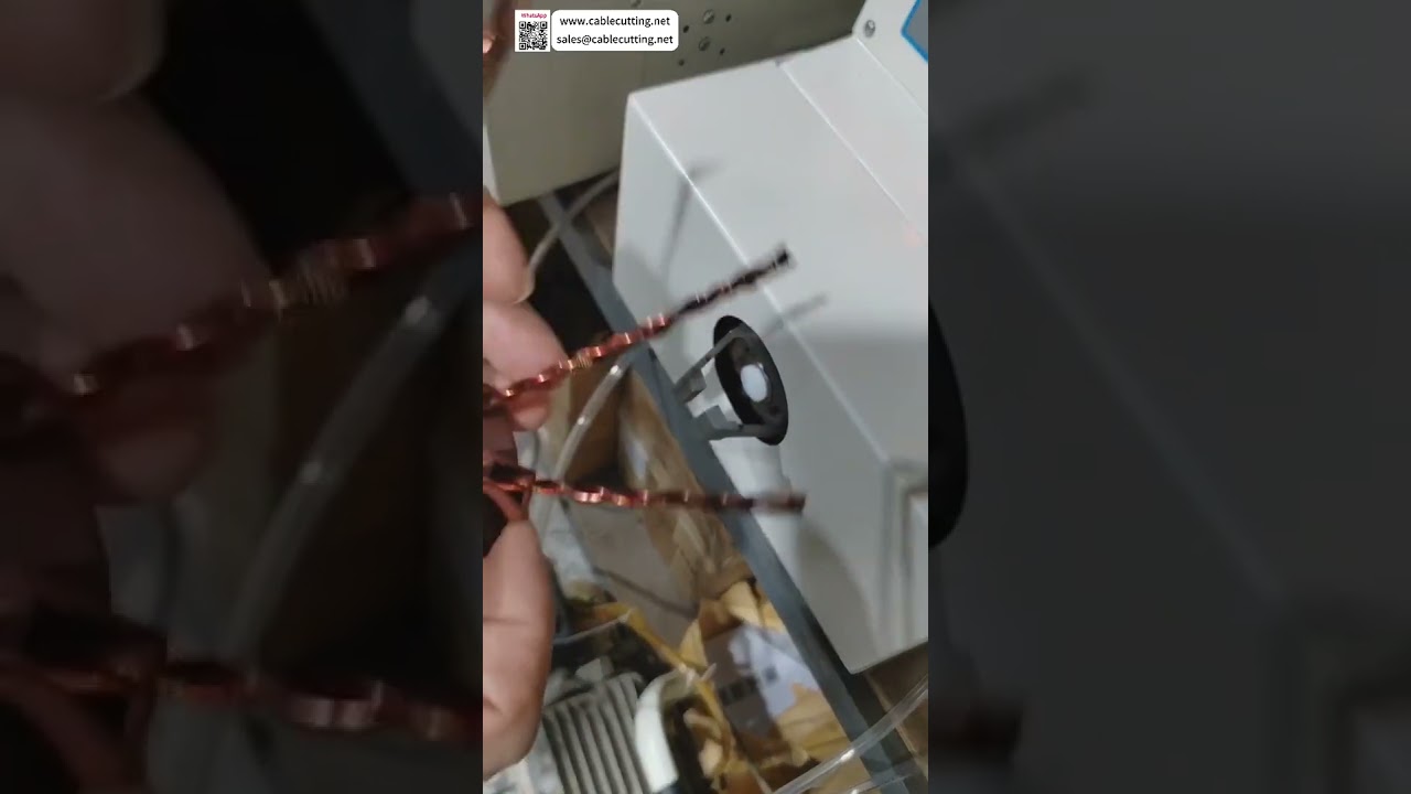 آلة لف الأسلاك للخدمة الشاقة لمعالجة الجدل السريع لكابلات النحاس 3 أسلاك 2.0 مم
