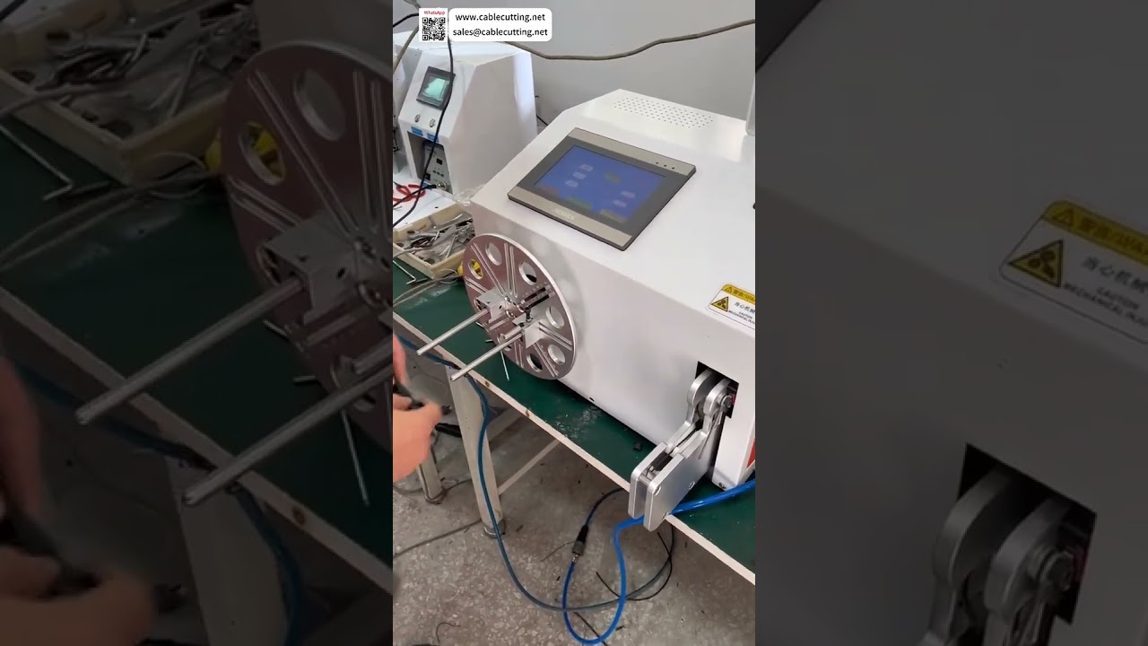 آلة ربط الأسلاك شبه الأوتوماتيكية عالية السرعة لتجميع الأحزمة الكهربائية في المصانع