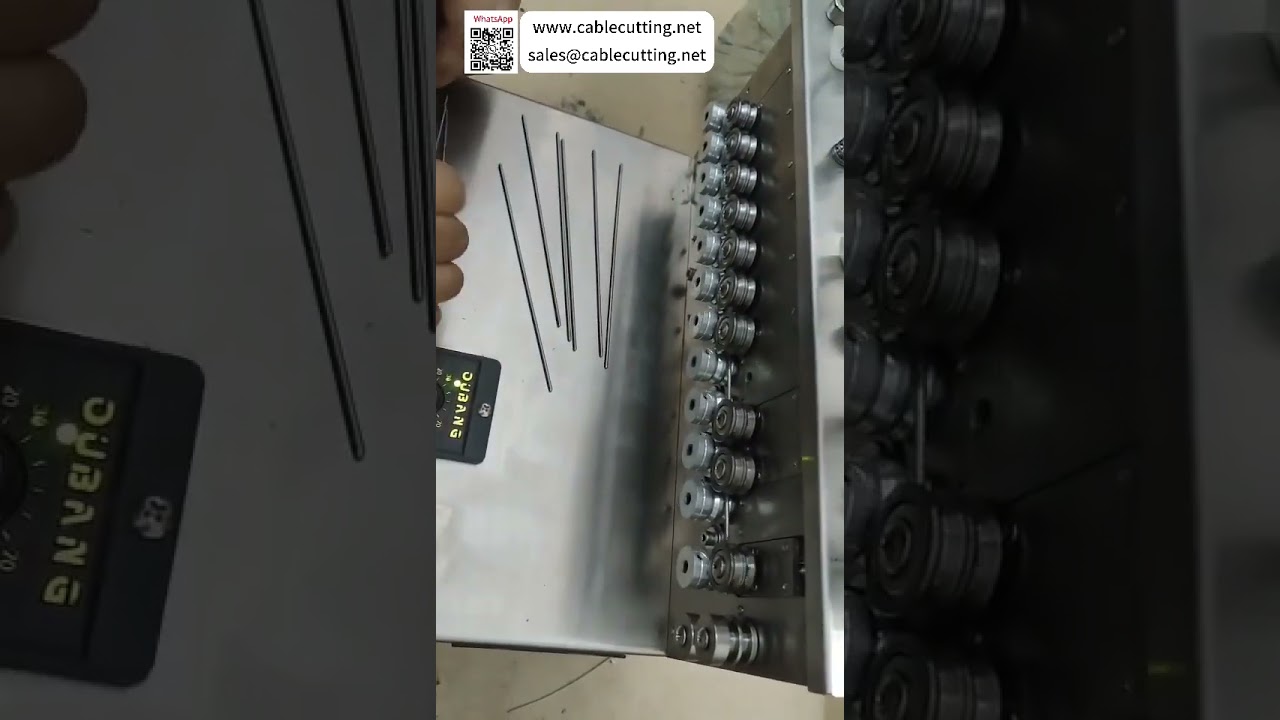 ماكينة تقويم قضبان معدنية كهربائية للتسوية الدقيقة لقضيب ألومنيوم بقطر 2 مم