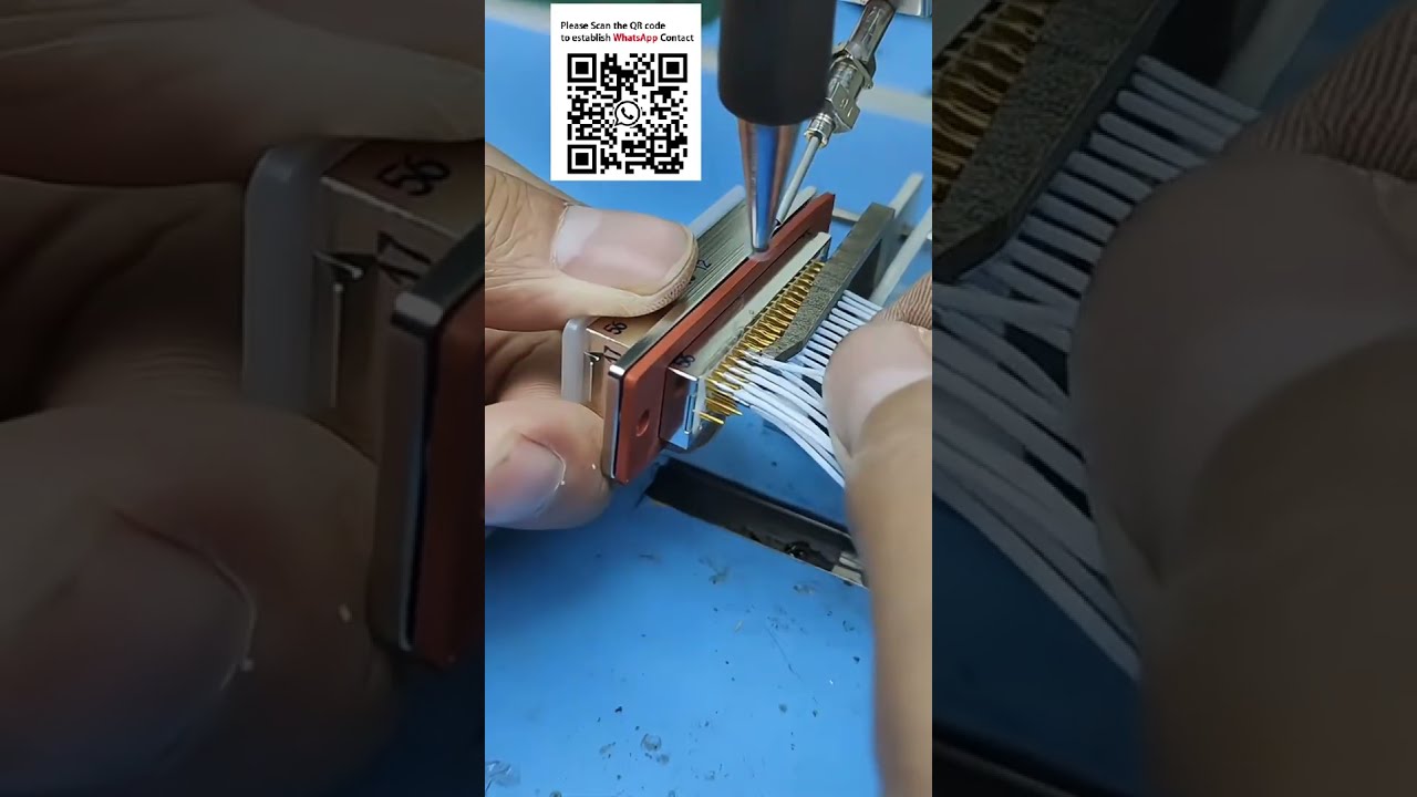 ماكينة لحام شبه أوتوماتيكية لموصلات DB وأحزمة الأسلاك | تكنولوجيا اللحام