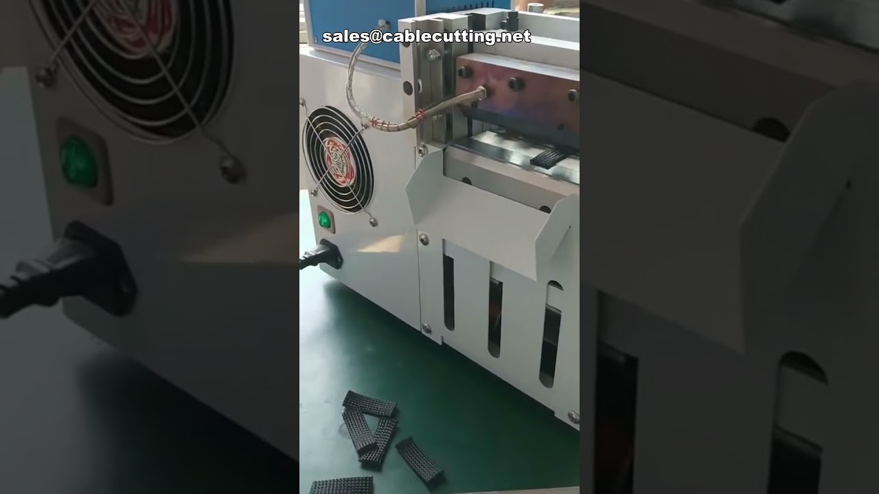 ماكينة قطع الأنابيب الأوتوماتيكية بالحرارة | قطع خراطيم النايلون وPVC والأكمام بدقة عالية