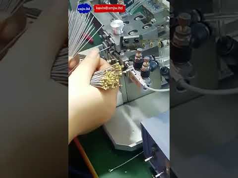 آلة تجعيد طرف كابل I-PEX المحوري الأوتوماتيكية